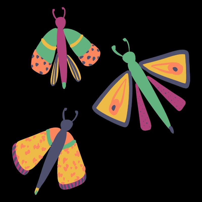 Papillons heureux