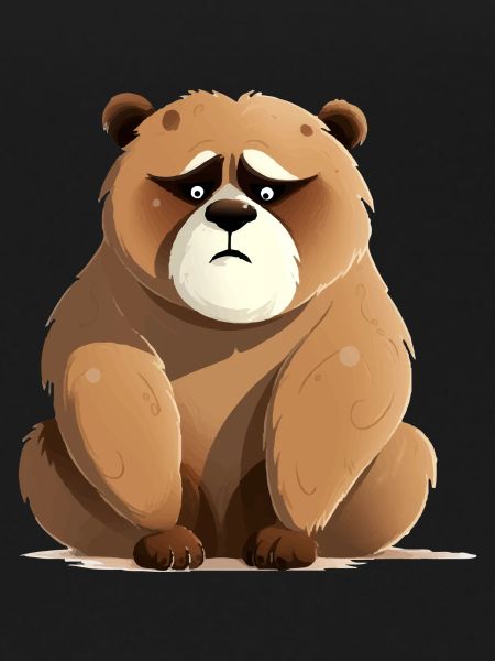 Bibi the grumpy bear