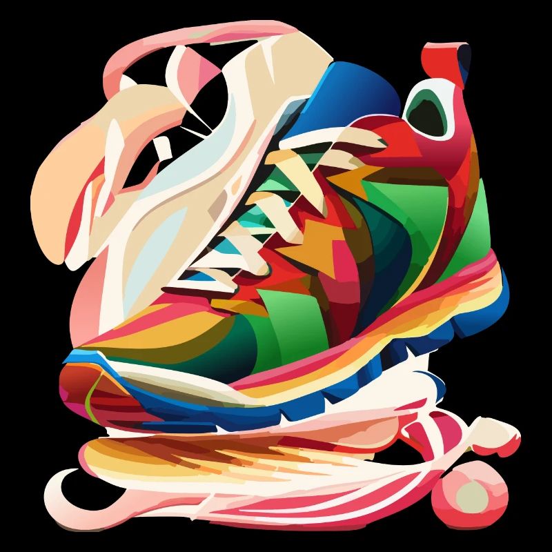 Colorful sneakers