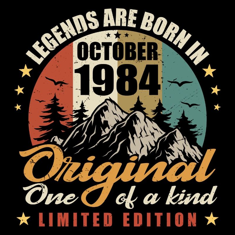 Legends were born in October 1984, original 1984