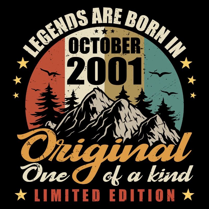 Legends were born in October 2001, original 2001