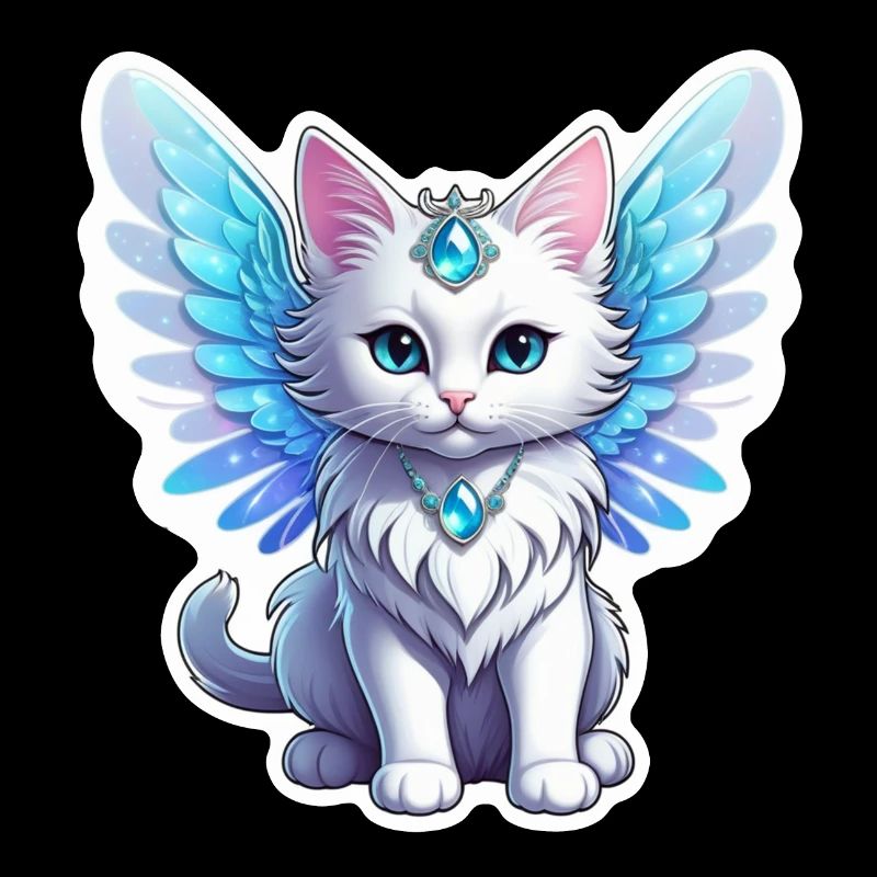 chat avec des ailes