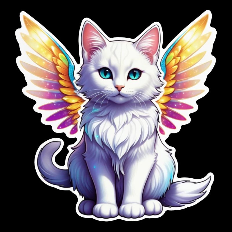 chat avec des ailes