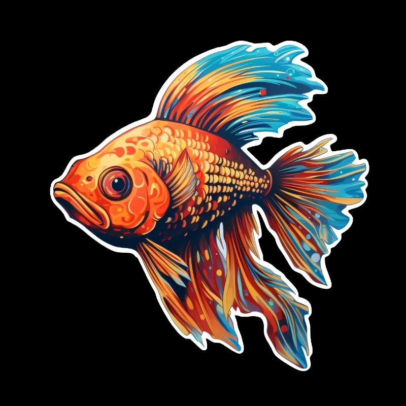 Poisson coloré