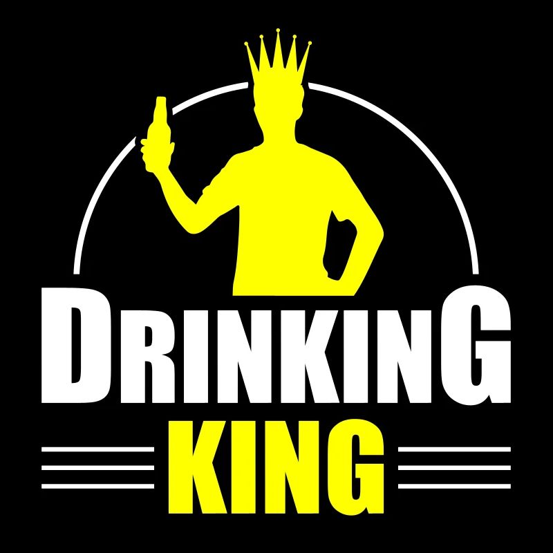 Drinker King Beer Drinking