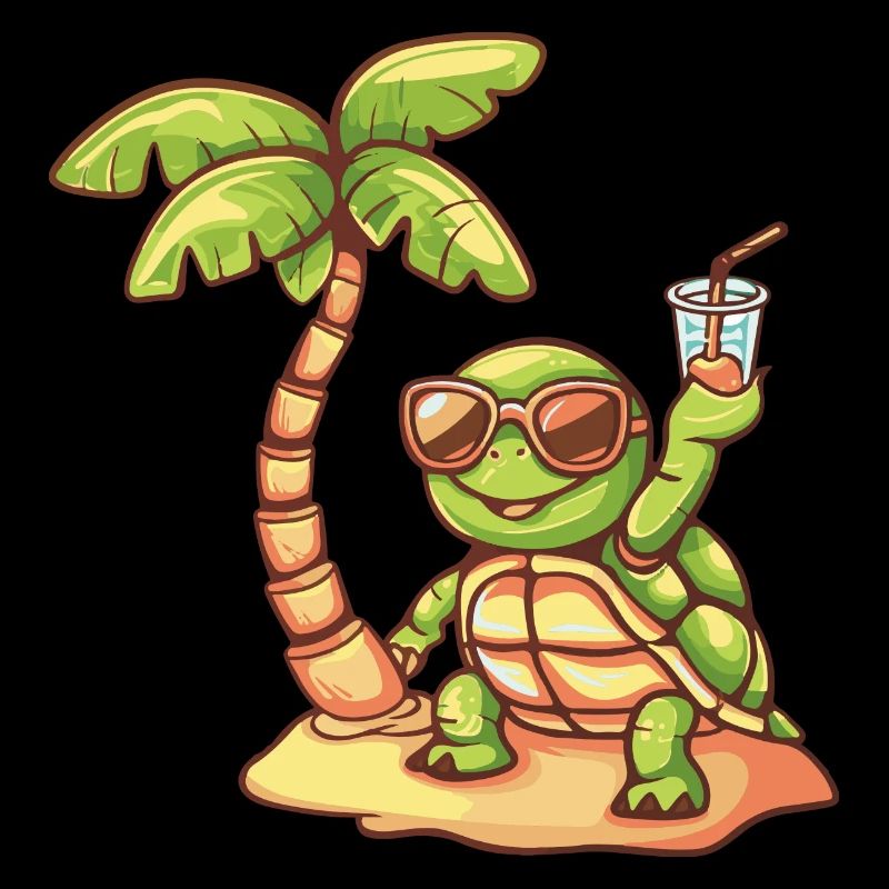 Vacances d’été à la plage Turtle