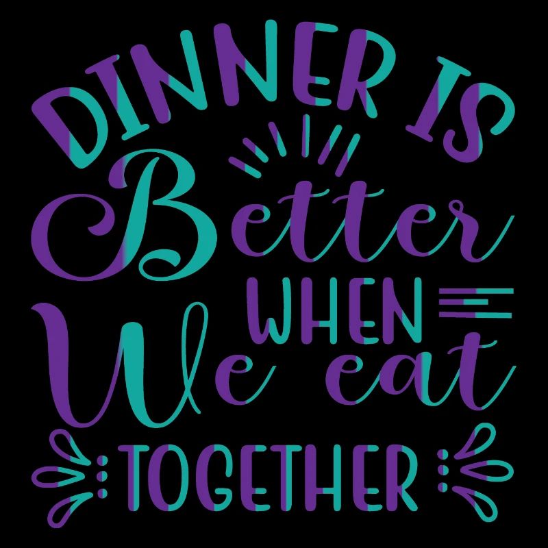 Nous mangeons ensemble