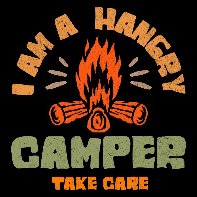 Ich bin ein hungriger Camper