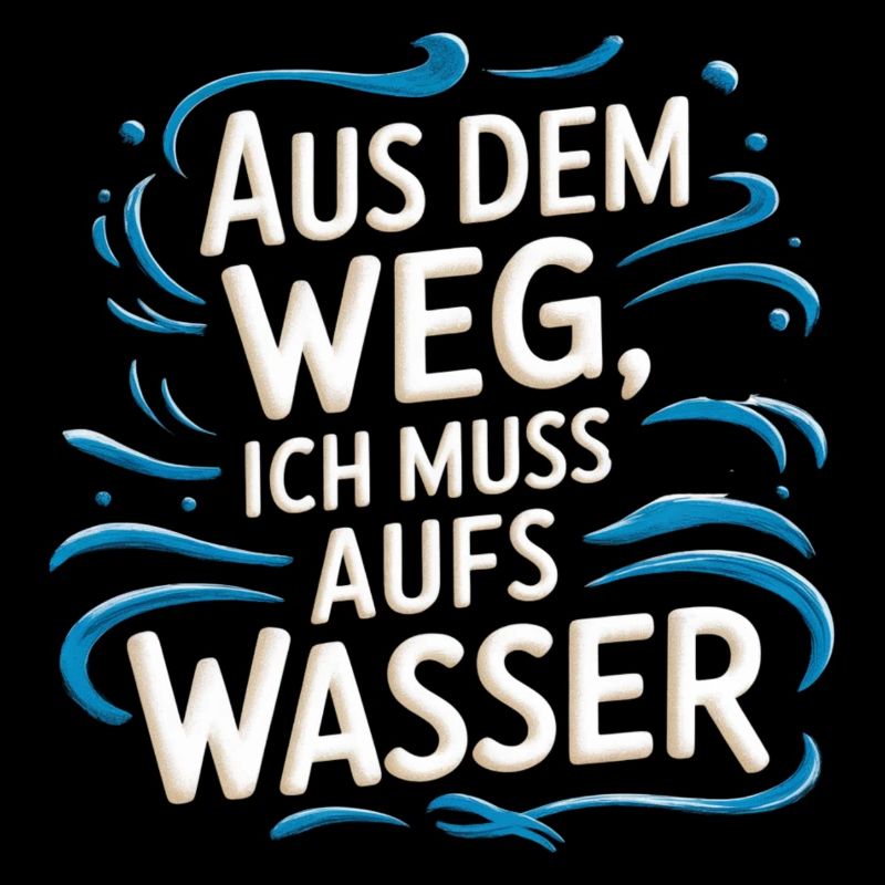 Aus dem Weg, ich muss aufs Wasser