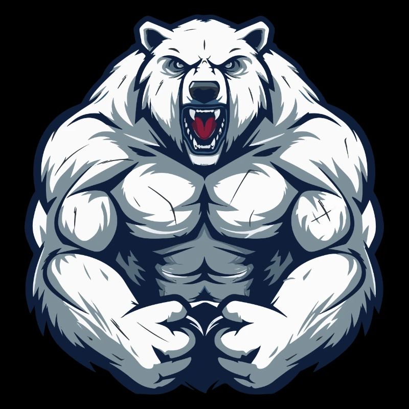 Eisbär Comic Workout