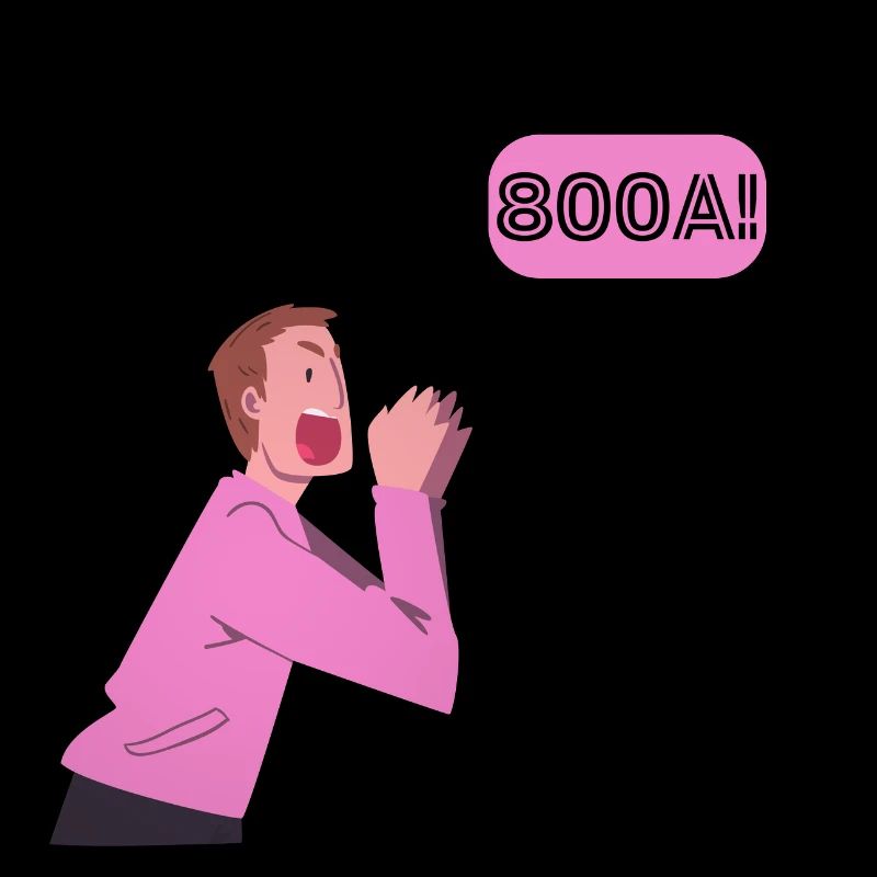 800A !