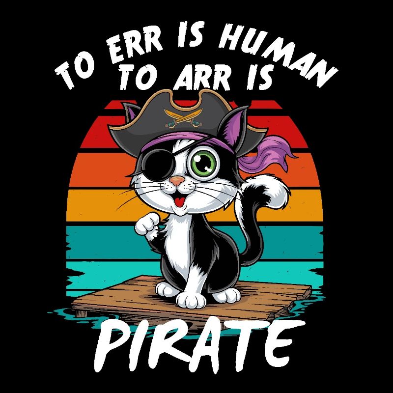 Chat Pirate Pirate Costume Carnaval Halloween Miaou