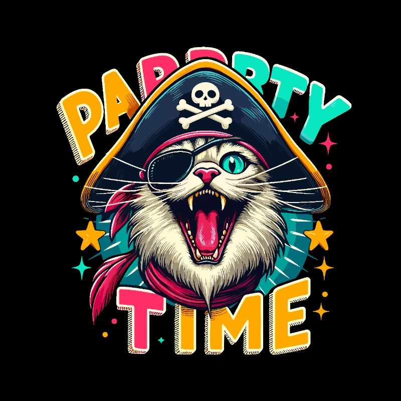 Carnival Cat Pirate Costume Party Time Cologne Alaaf