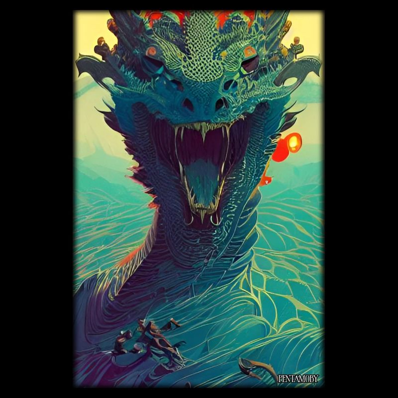 Dragon Water Monster Lac de mer
