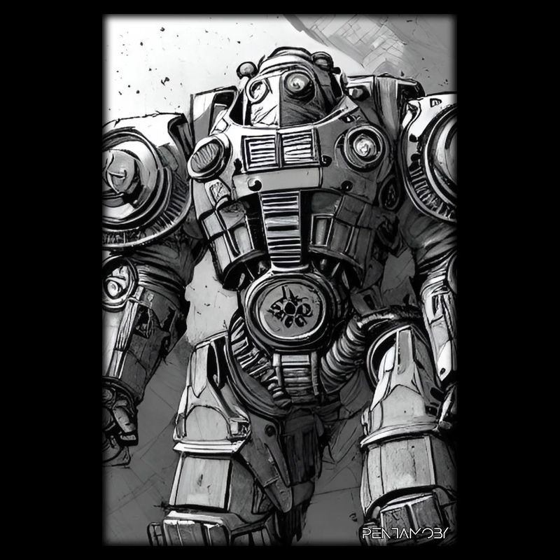 Kampfbot Roboter Supersoldat Maschine Krieger