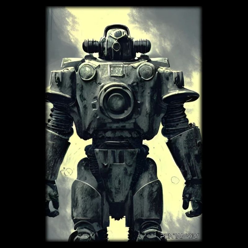 Kampfbot Roboter Supersoldat Maschine Krieger