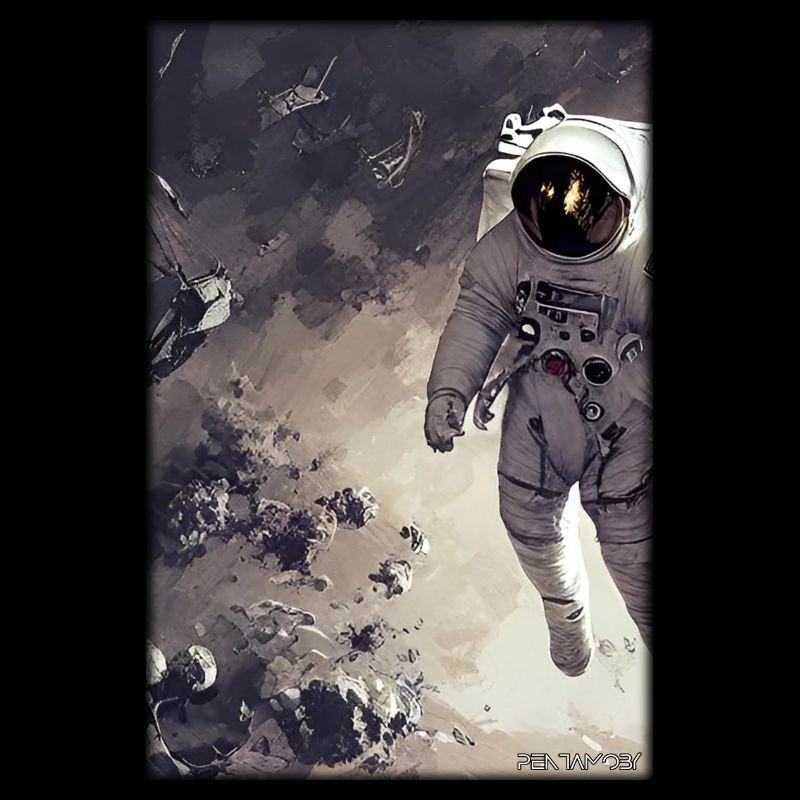 Technologie de science-fiction Astronaut Future