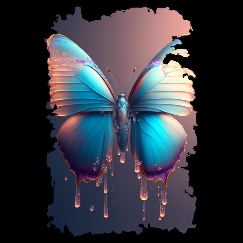 Melting butterfly