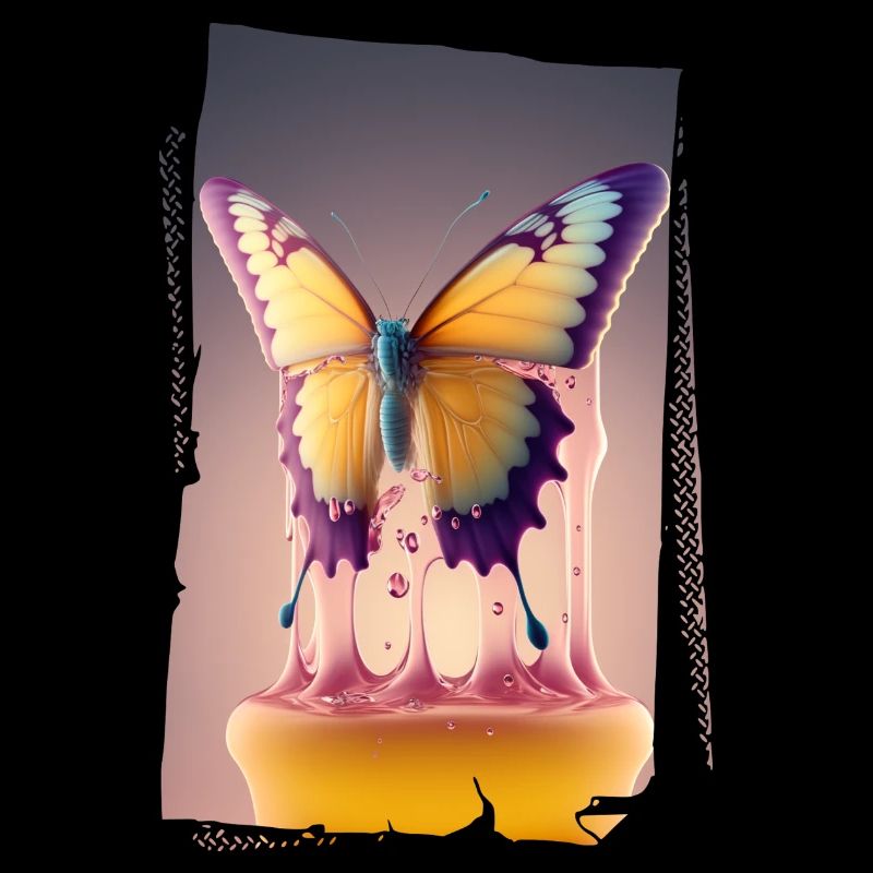 Melting butterfly