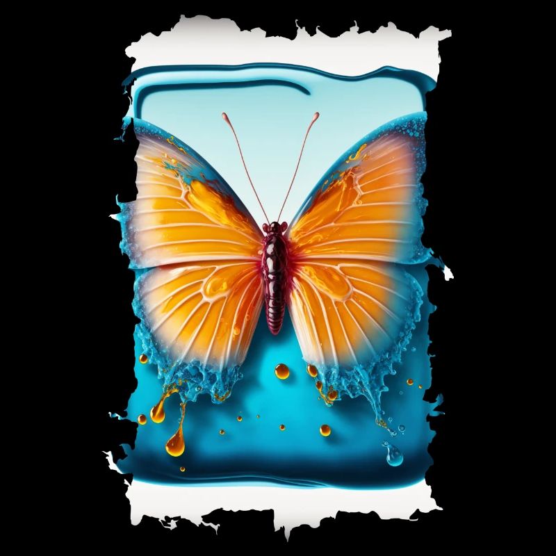 Melting butterfly