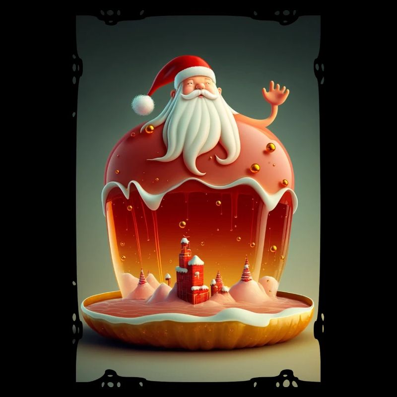 Weihnachtsmann-Gelee
