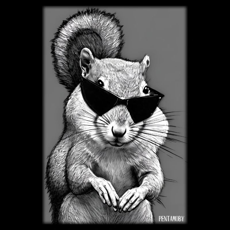 Squirrel Sunglasses Wildlife Forest Animal Forest