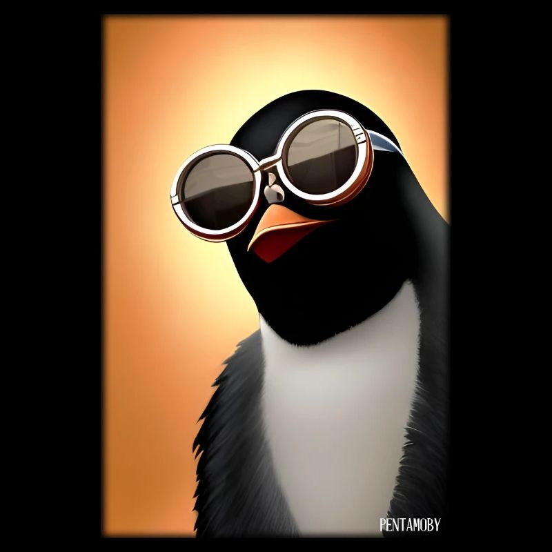 Pingouin Lunettes de soleil Faune Oiseau de mer