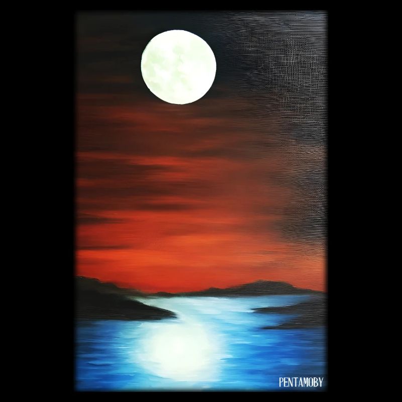 Moon Night Evening Nature Rest Moonlight Full Moon