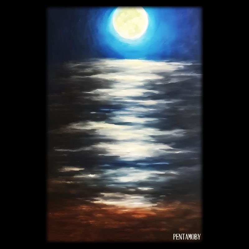 Moon Night Evening Nature Rest Moonlight Full Moon