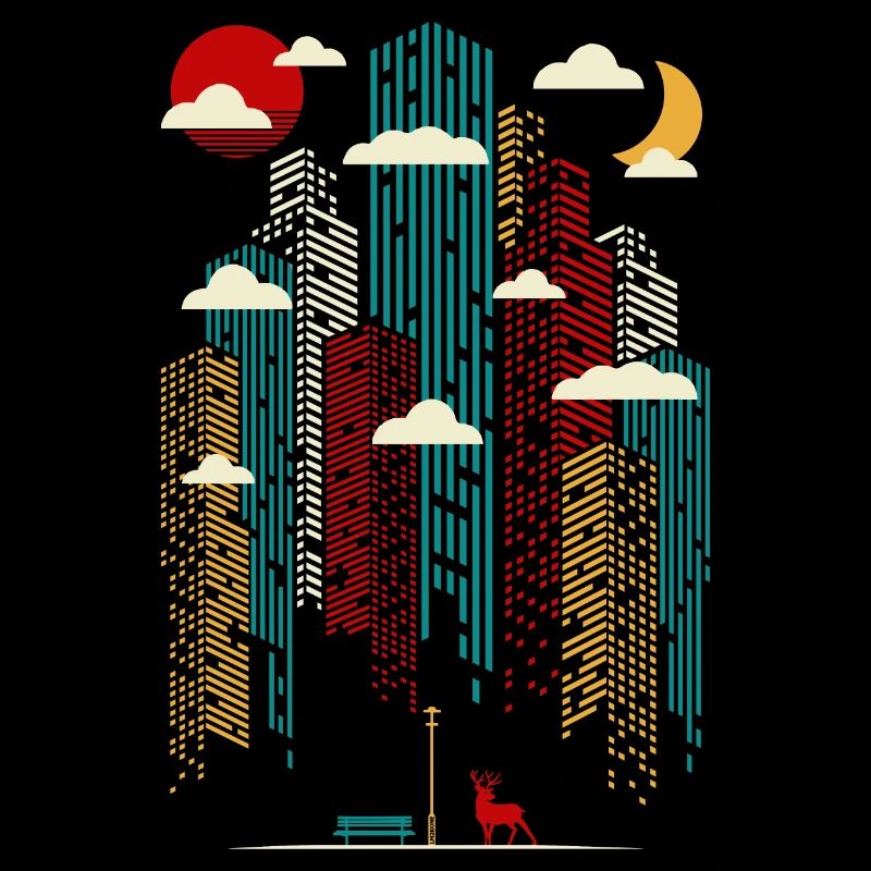 Abstrait moderne - Urban modern colorful building