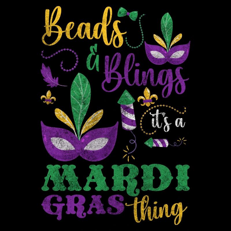 Karneval Feier Bunt Perlen