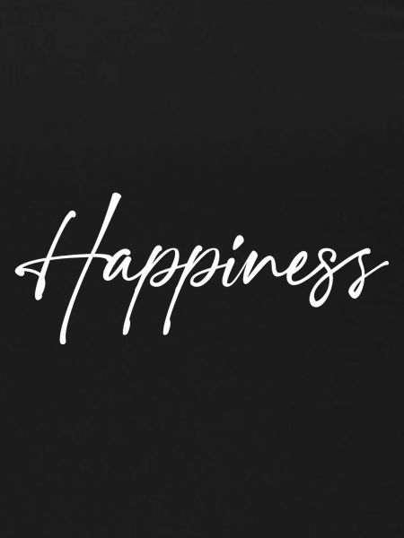 Happiness typography
