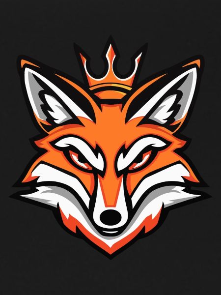 Fuchs Kopf Krone