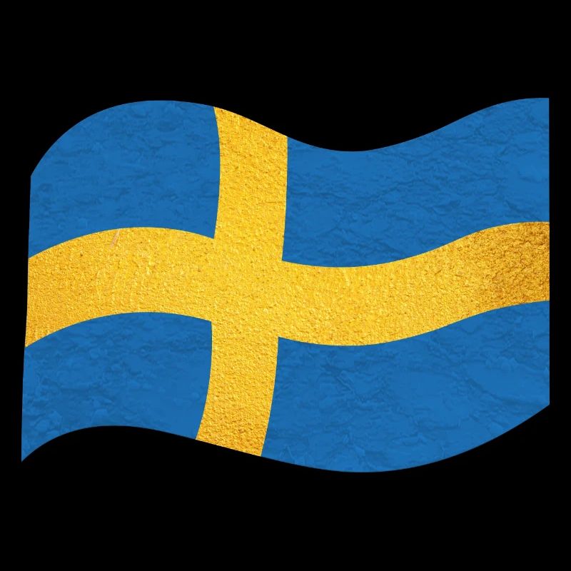 Le drapeau de la Suède Sverige