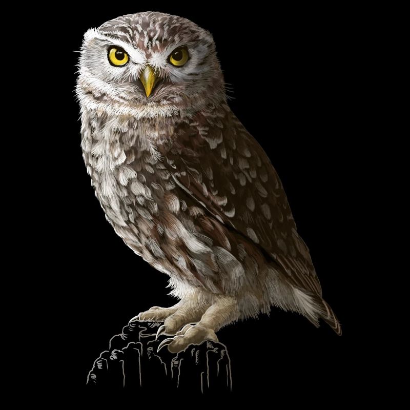 Petit hibou sans écriture