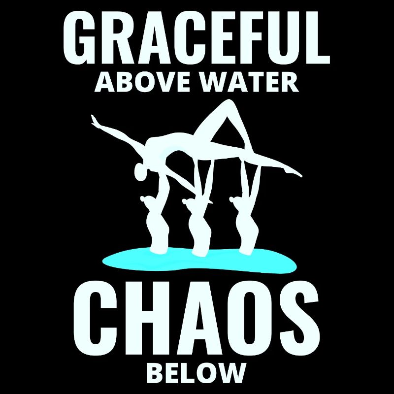 Nageuse de l’équipe de natation synchronisée Graceful Chaos