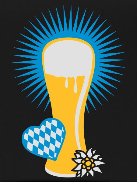 wheat beer glass