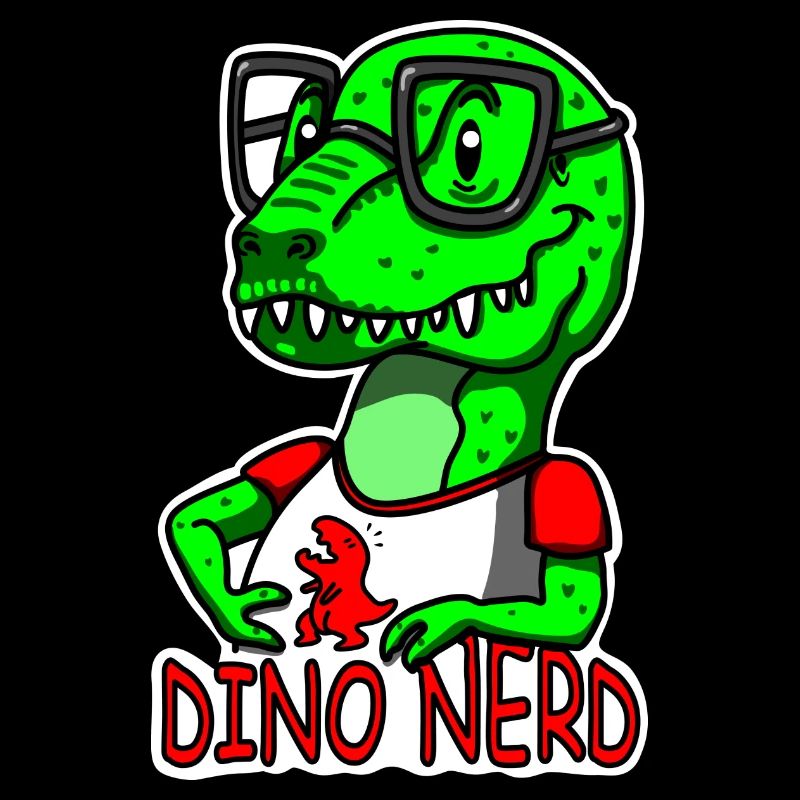 Dino Nerd Dinosaurier T-rex