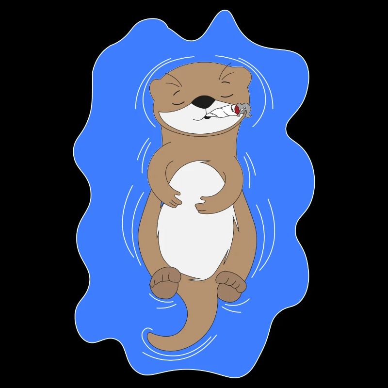 Räuchernder Otter