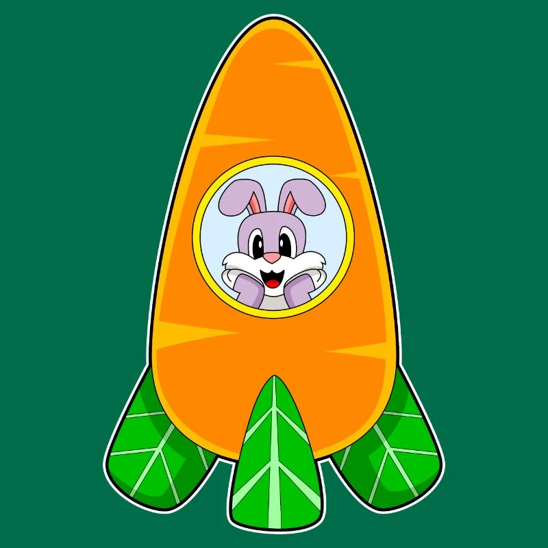 Lapin vaisseau spatial Espace