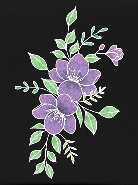 Fleur violette