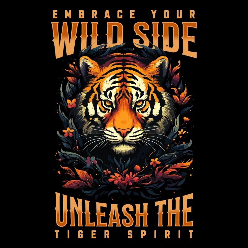 Tiger, Tiger Head, Big Cat, Predator, Strong, Power