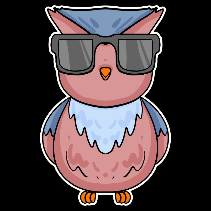 Eule mit Brille