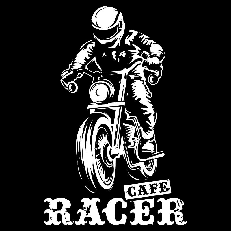 caferacer retro racer custom biker icon