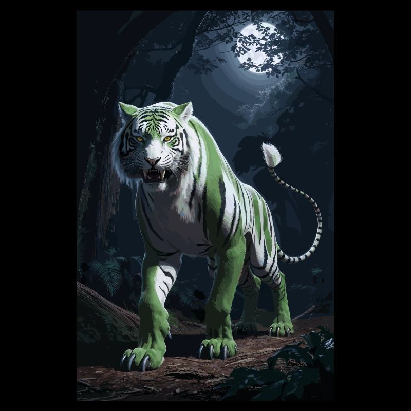 Grüner Tiger