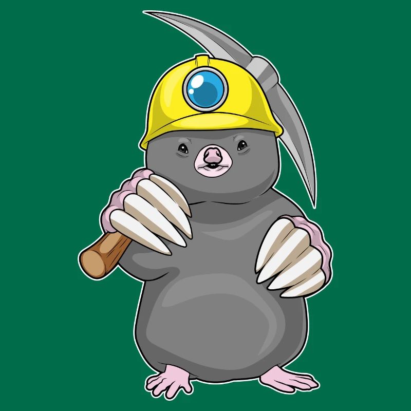 Mole Miner Pickaxe Mining