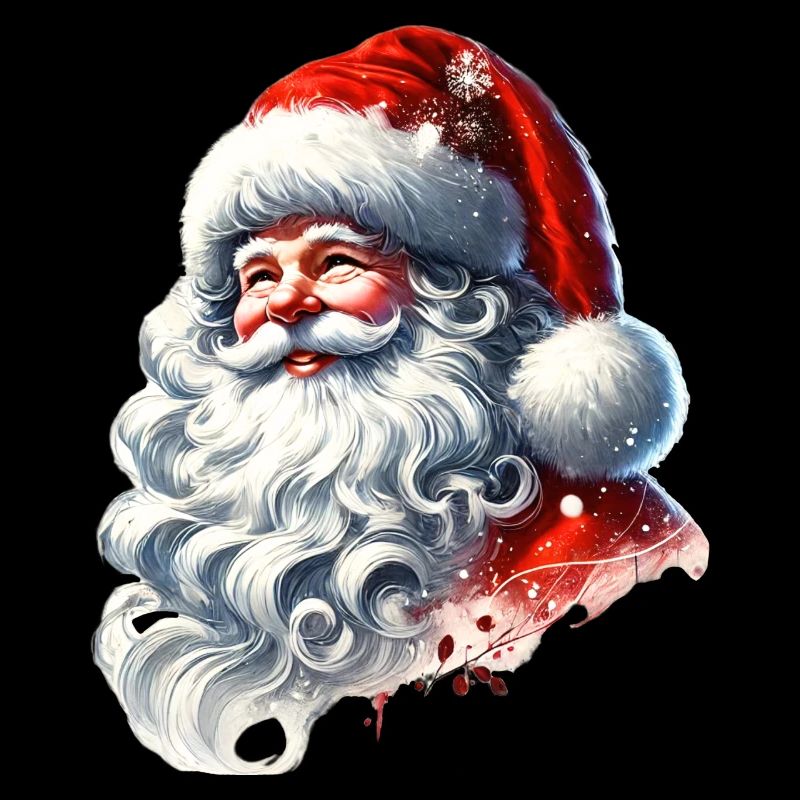 Weihnachtsmann mit strahlendem Lächeln