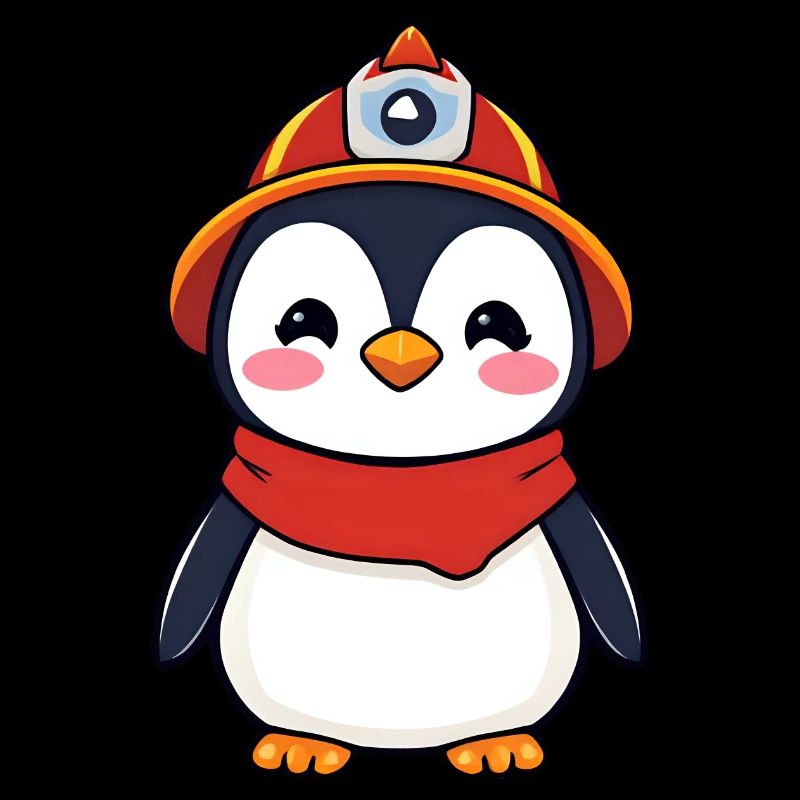 Hero Penguin Firefighter
