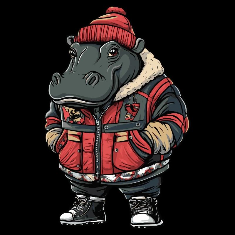Mode d’hiver hippopotame