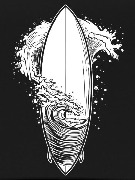 Surfboard Sketch